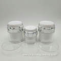 Acrylic Cream Jar Airless Luxury Pump Plastic Bottle